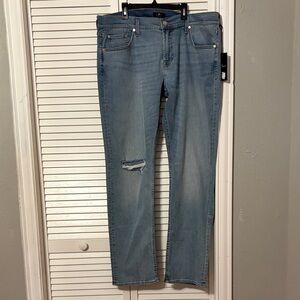 NWT 7 For All ManKind Men's Light Blue Jeans